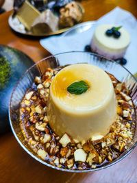 Pudding dessert jelly fruit panna cotta creamy cook recipe. dairy sweet food object. delicious.