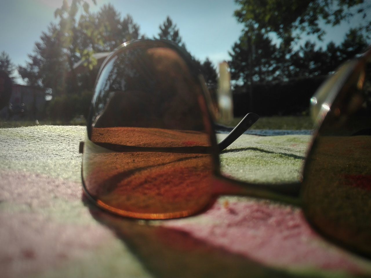 CLOSE-UP OF A HIGH ANGLE VIEW OF SUNLIGHT ON THE FLOOR