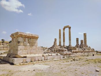 View of old ruins