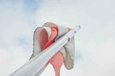 Flag against sky