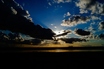 Scenic view of sky at sunset