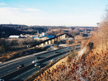 View of road in city