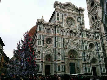 Low angle view of church