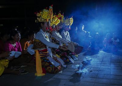 Sang hyang dedari dance asak village