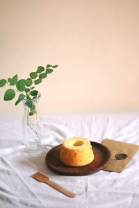 Close-up of apple on table