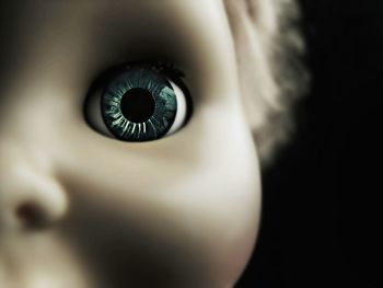 Macro shot of doll eye