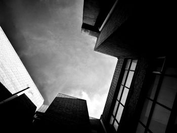 Low angle view of buildings against sky