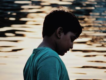 Portrait of young man standing outdoors