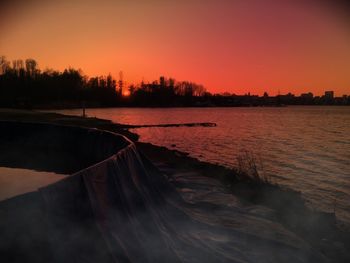 Scenic view of sunset