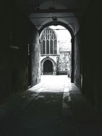 Corridor of building