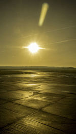 Scenic view of sunset against sky