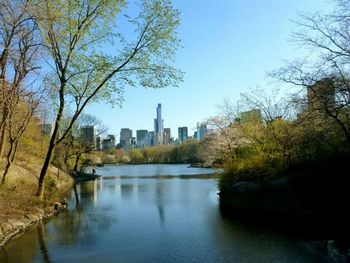 River with buildings in background