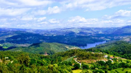 Scenic view of landscape against sky