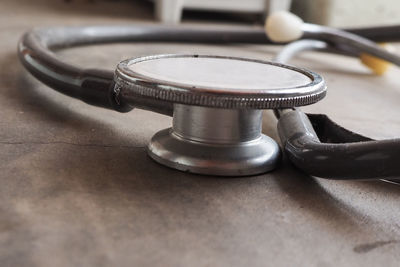 Close-up of stethoscope