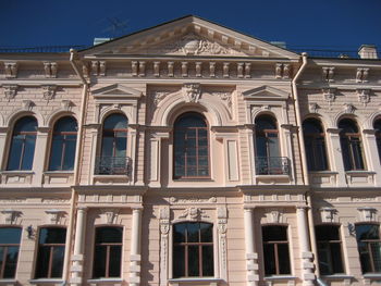 Low angle view of building against sky