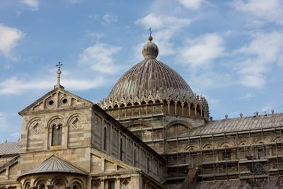 View of temple building against sky