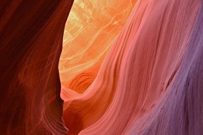 Close-up of rock formations