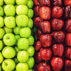 Full frame shot of red chili peppers