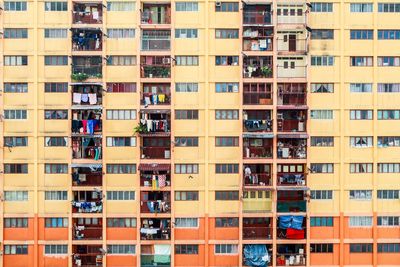 Full frame shot of residential building