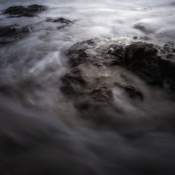 Scenic view of sea waves