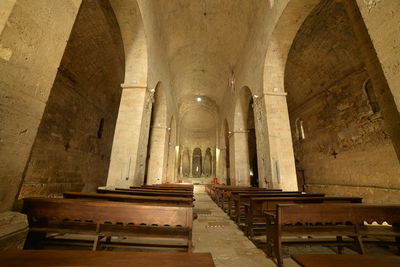 Interior of old cathedral