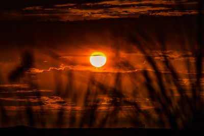 Scenic view of sunset