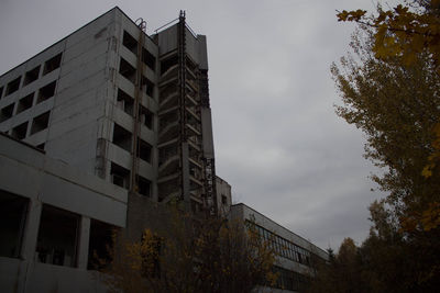 Low angle view of building against sky