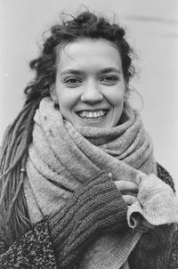 Portrait of smiling young woman