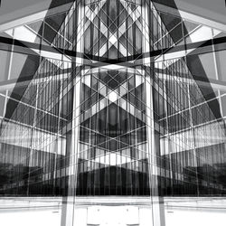 Low angle view of modern building