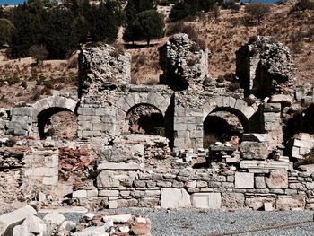 View of old ruin building