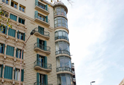 Low angle view of building against sky