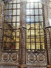 View of window in temple