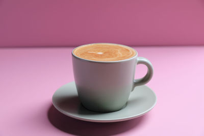 Close-up of coffee on table