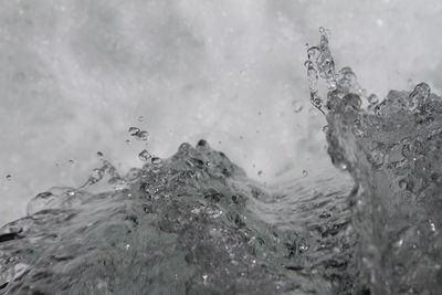 Close-up of splashing water