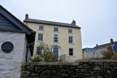 Low angle view of building against sky