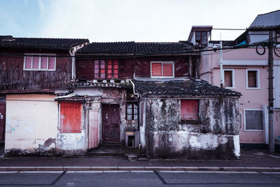 Buildings in city against sky