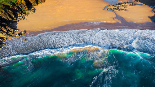 Aerial view of sea