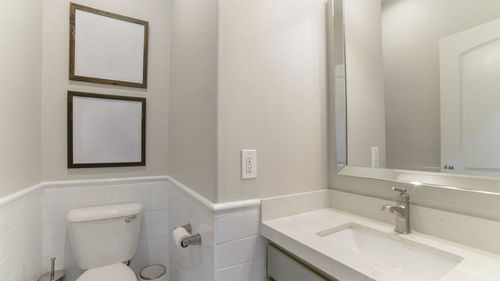 Interior of bathroom