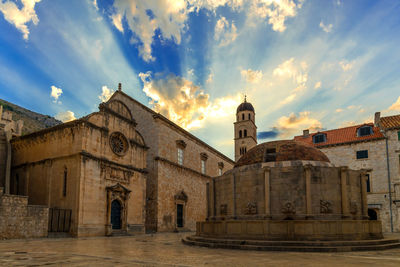 View of historic building against sky
