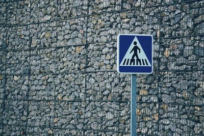 Pedestrian traffic signal in the street