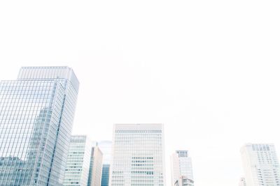 Low angle view of modern building