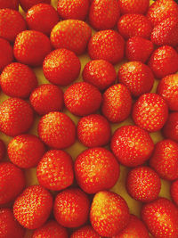 Full frame shot of strawberries