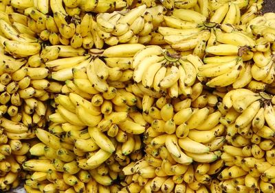 Full frame shot of fruits for sale at market stall