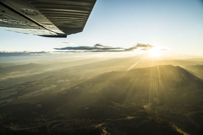 Aerial view of landscape