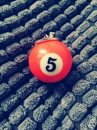 Close-up of red leaf