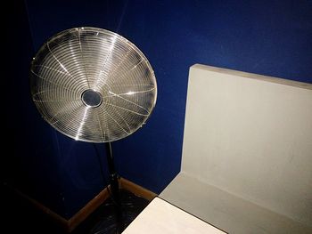 Close-up of electric fan