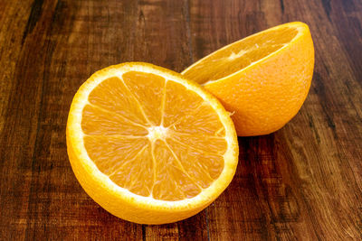 Close-up of orange slice