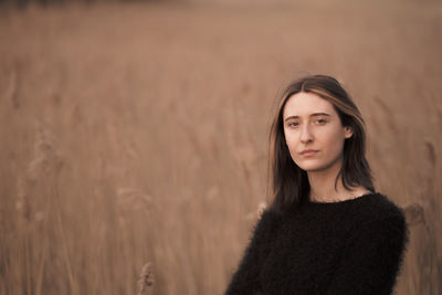 Portrait of a beautiful young woman