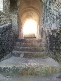 Interior of tunnel