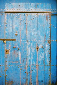 Full frame shot of wooden door